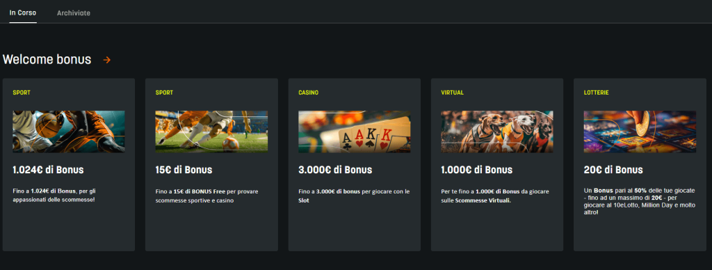Snai Casino bonus