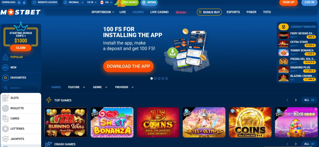 mostbet casino