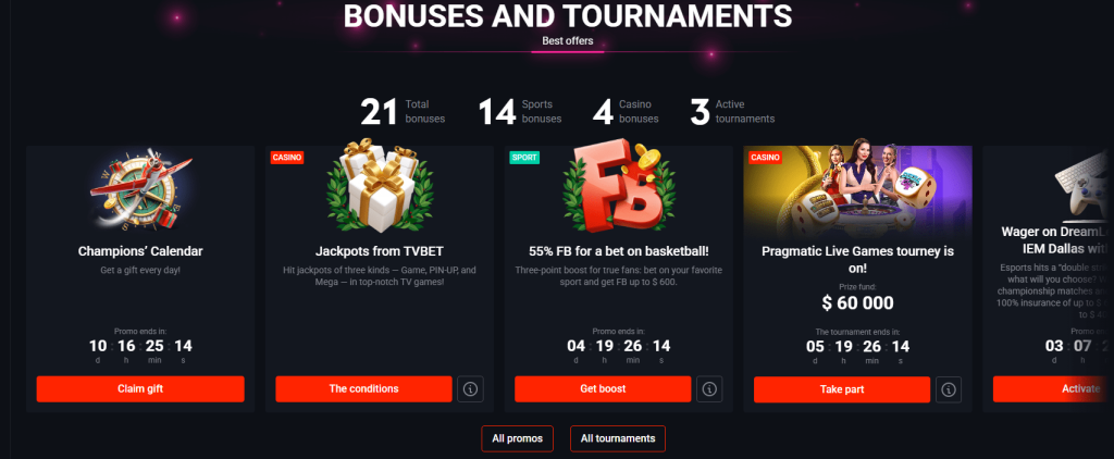 pinup casino bonus