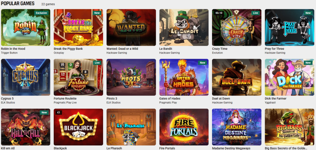 unibet games